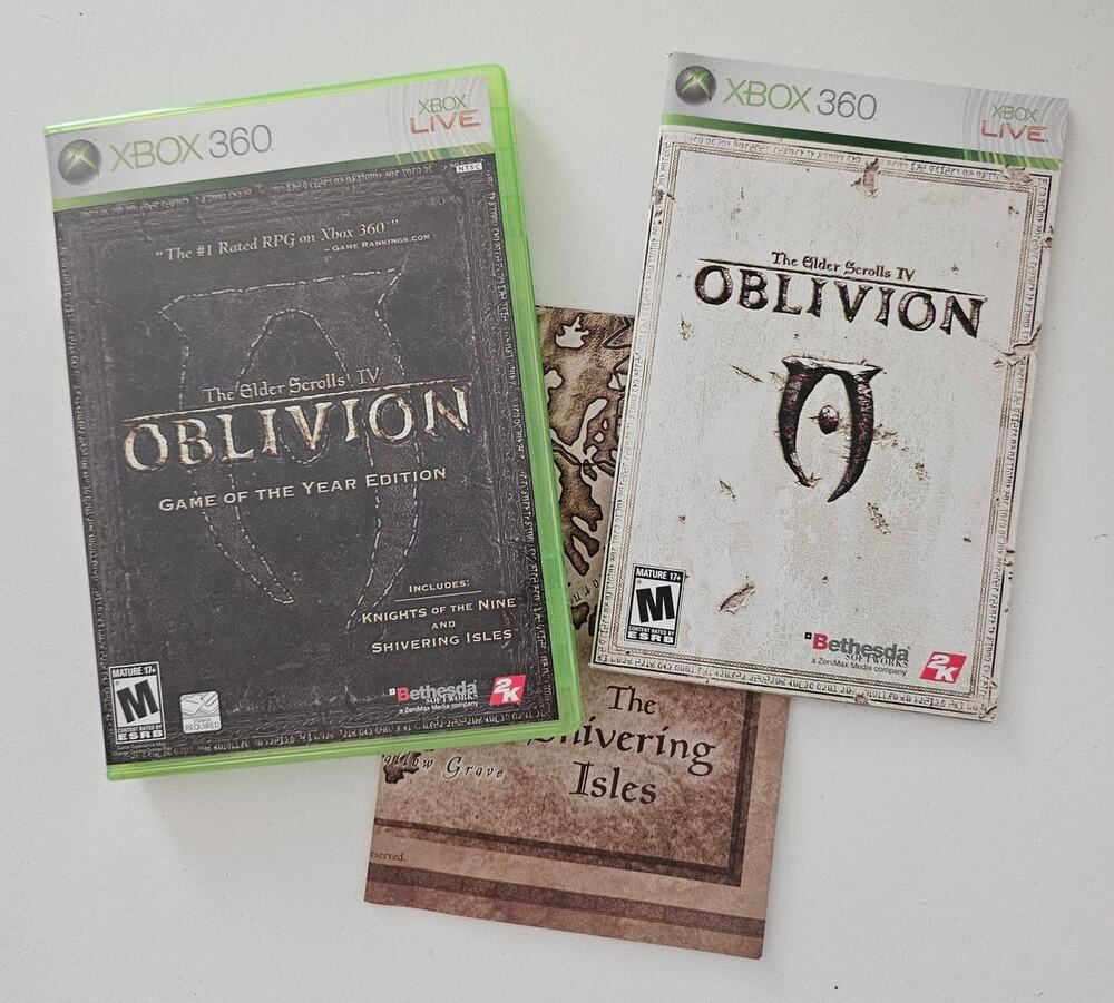 Xbox 360 Oblivion: The Elder Scrolls IV (game of the year edition)